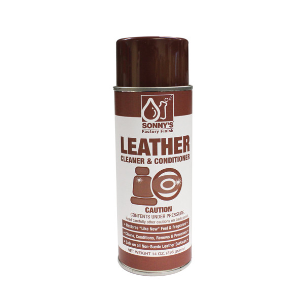 Leather Cleaner and Conditioner, 14oz Can, Case of 12