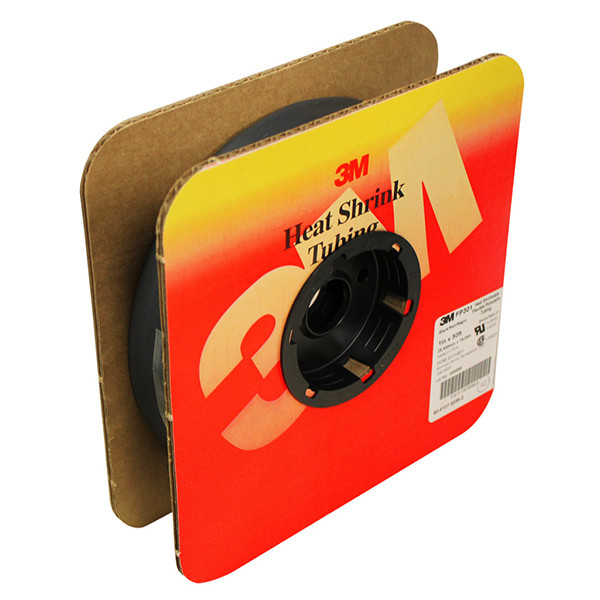 Heat Shrink for Tubing, 1in I.D. x 0.5in Dia. x 50ft L Roll, Black
