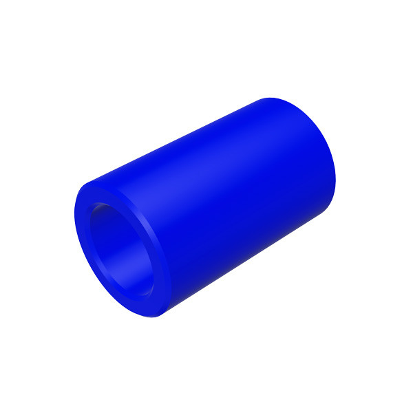 UHMW Roller Wheel, 2-1/4in Dia. x 3-3/4in x 1in Bore, Poly