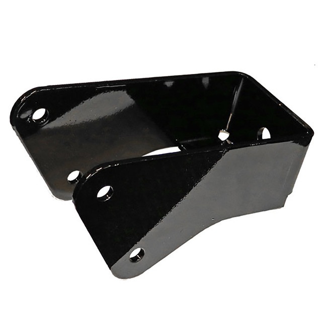 TBG300, Bumper Bracket Long, Passenger Side, Powder Coated, Black