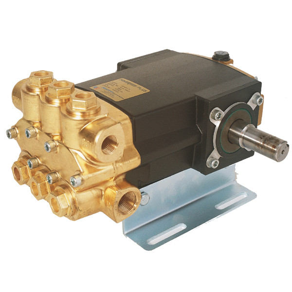 Plunger Pump, 2400 Series Triplex, 4.4GPM, 2500PSI, 1725RPM, Right Hand 1in O.D. Solid Shaft, Hypro 2410B-P