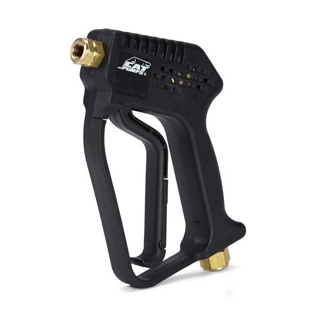 Non-Weep Trigger Spray Gun, 3/8in FPT Inlet x 1/4in FPT Outlet, 10.5GPM, 5000PSI, 300°F, Cat Pumps 36140