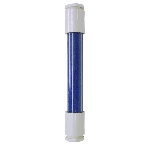 Foam Chamber Tube for K-Nozzle Manifold, 1-1/4in Clear Pipe, 1/2in FPT Inlet x 1-1/4in FPT Outlet, PVC SCH40
