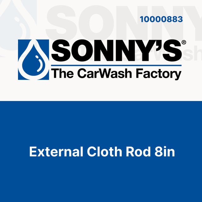 External Cloth Rod 8in
