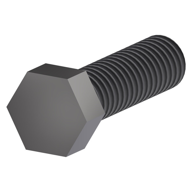 Hex Bolt, 3/8-16 x 1-1/4in, Coarse 18-8, Stainless Steel, 37C125HCSS, Pack of 25, 600034