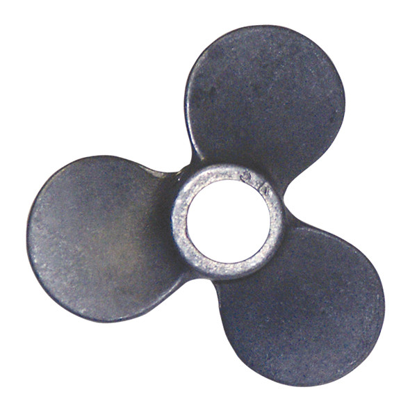 Barrel Mixer Propeller Blade, 3in Dia. 1/2in Bore, Stainless Steel