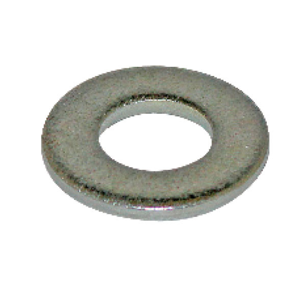 Flat Washer SAE, 5/8in, Zinc-Plated Steel, Grade 2, 62NWSA0Z, Pack of 50