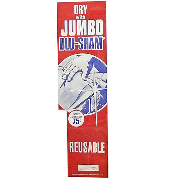 Blu-Sham 4075 Reusable Towel Decal