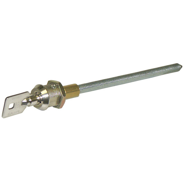 Threaded Screw Extension Lock with 2 Keys, 6-1/4in L, Gem
