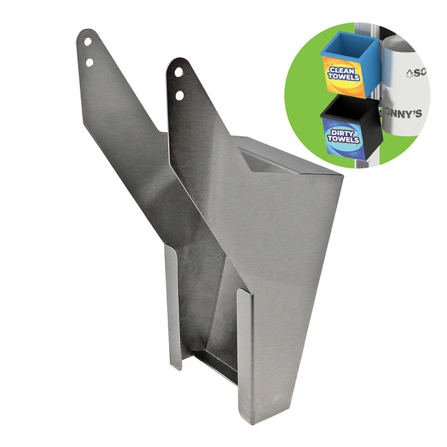 Clean and Dirty Towels Bucket Bracket