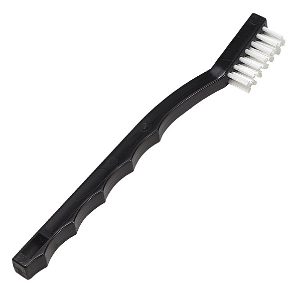 Auto Detail Toothbrush Style Brush, 7-1/4in L, 1/2in Bristle L, White Nylon Filament, S.M. Arnold 85-646