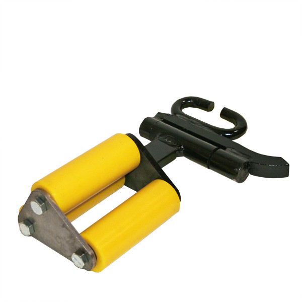 Roller Assembly, 3-Wheel Poly 2in x 5-3/4in Roller with Log Links for Hanna Surface CSLC3