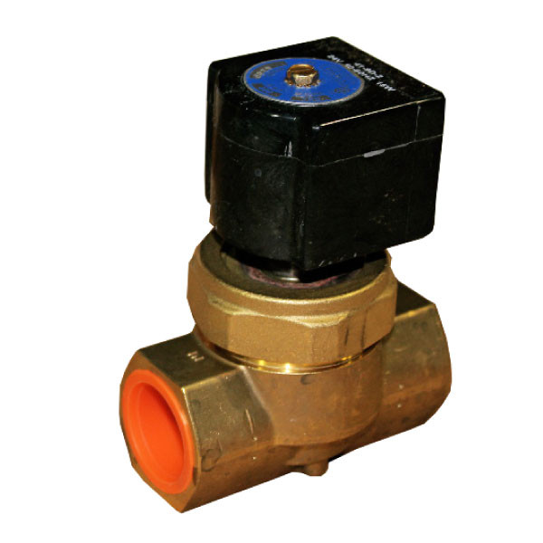 Solenoid Valve, 1in FPT, Normally Closed, D24V, Brass Body, DEMA A418P.3D, 007120