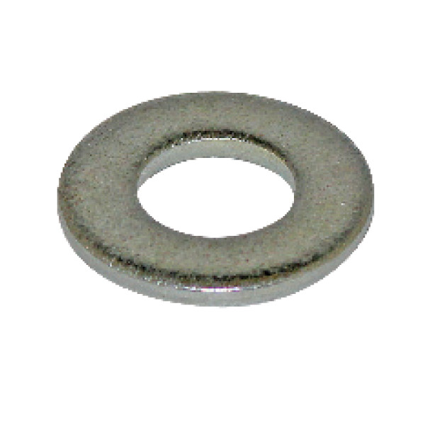 Flat Washer SAE, 3/8in, Zinc-Plated Steel, Grade 5, 37NWSA0Z, Pack of 100
