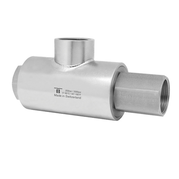 Mosmatic Swivel, 1in FPT x 1in FPT, 3000PSI, 180°F, 110RPM, Stainless Steel, WDR 90° Series 41.462