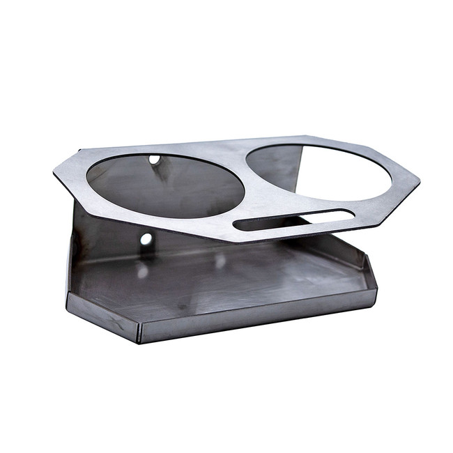 2 Bottle Holder for Stanchion, Stainless Steel