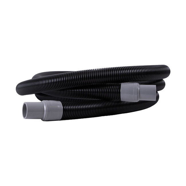 Vacuum Hose, 1-1/2in x 15ft, Black, Includes Swivel Cuffs, 848-22101
