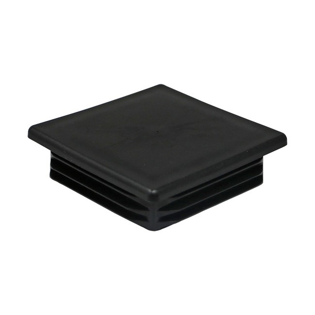 Square Plug, Plastic, Black, Fits 11GA or 1/8in, 880653