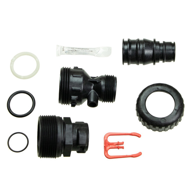 Drain Fitting, 1in Straight, 2in Valve, 300-012-CP