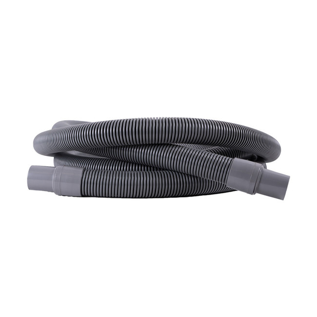 Vacuum Hose, 1-1/2in x 15ft, Gray, Includes Swivel Cuffs, 848-22102