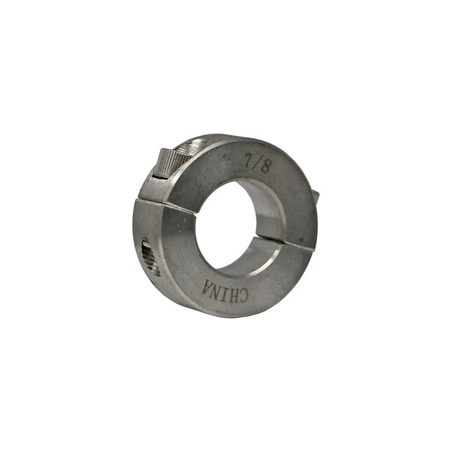 Split Collar, 7/8in, Stainless Steel, 019762