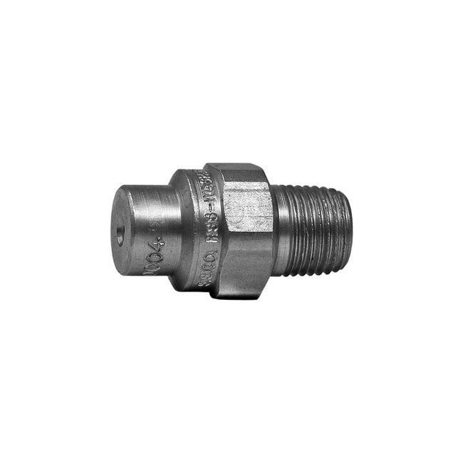 MEG Nozzle, 1/8in MPT 0004, Stainless Steel, 801351