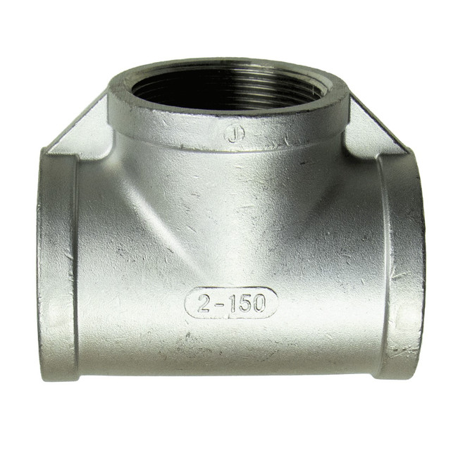 Tee, 2in, Stainless Steel
