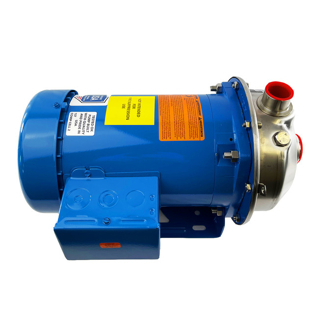 Centrifugal Pump, 1HP, 3 Phase, Stainless Steel