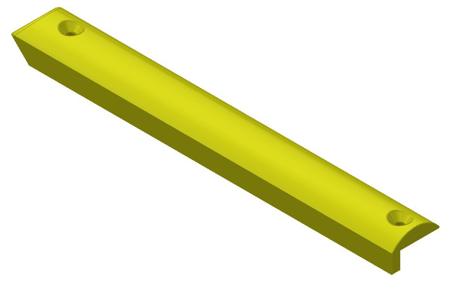 TBG300 Angled Banana Peel Guide Entrance, Driver Side