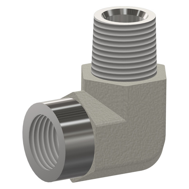 Street Elbow, Plated Steel, 1/2in NPT, 001170
