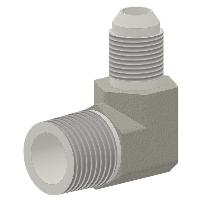 Elbow, 1/2in JIC x 3/4in NPT, 001261