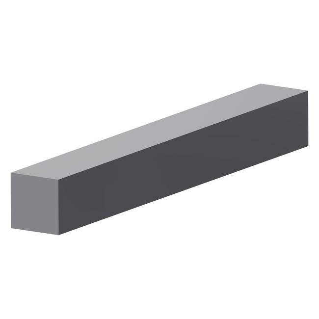 Key Stock, 1/4in x 1/4in x 12ft L, 002023