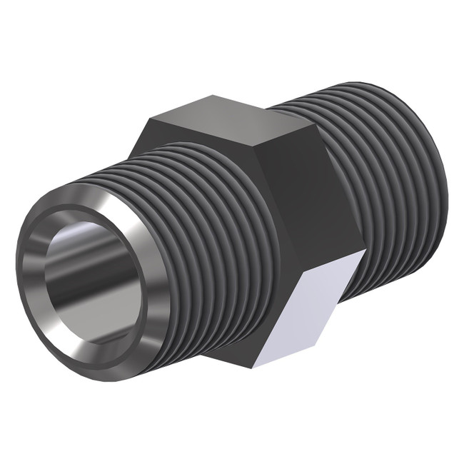 Hex Nipple, 3/8in NPT, 001200
