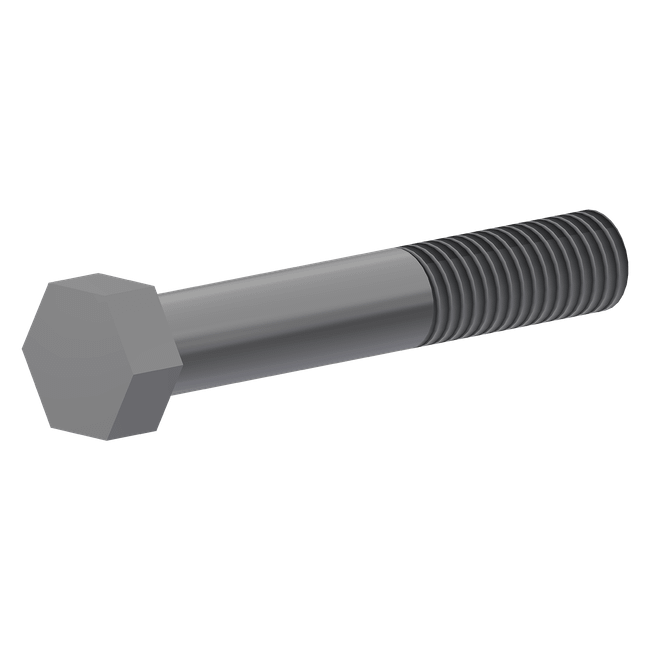 Hex Bolt, 1/2-13 x 3in, Grade 5, 017509