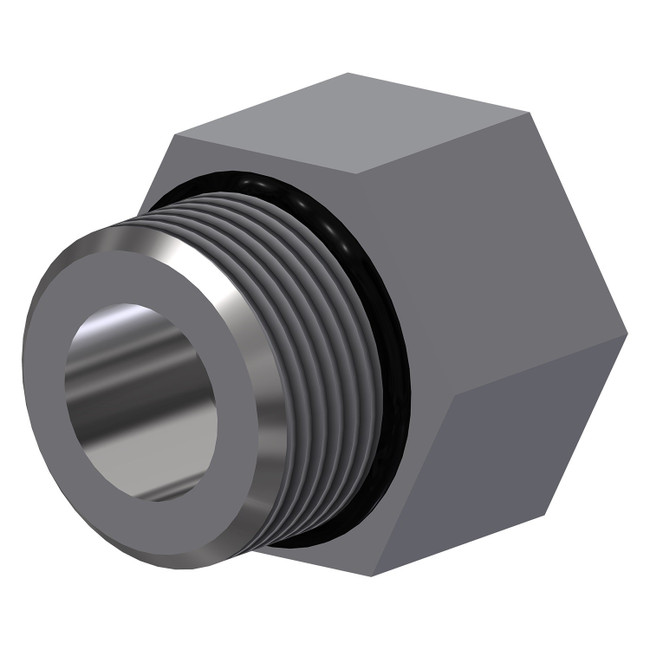 Adapter Plated Steel, 3/4 ML ORB x 1/2 FM NPT