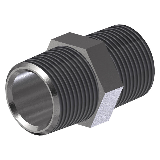 Hex Nipple, 1in NPT, 001975