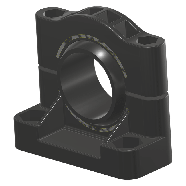 Compact Swivel Photoeye Bracket, 30mm, Black, 901299
