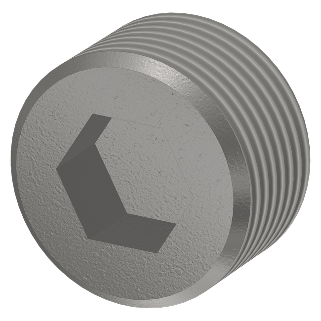 Plug HD PLT, 1in NPT Socket, 999095