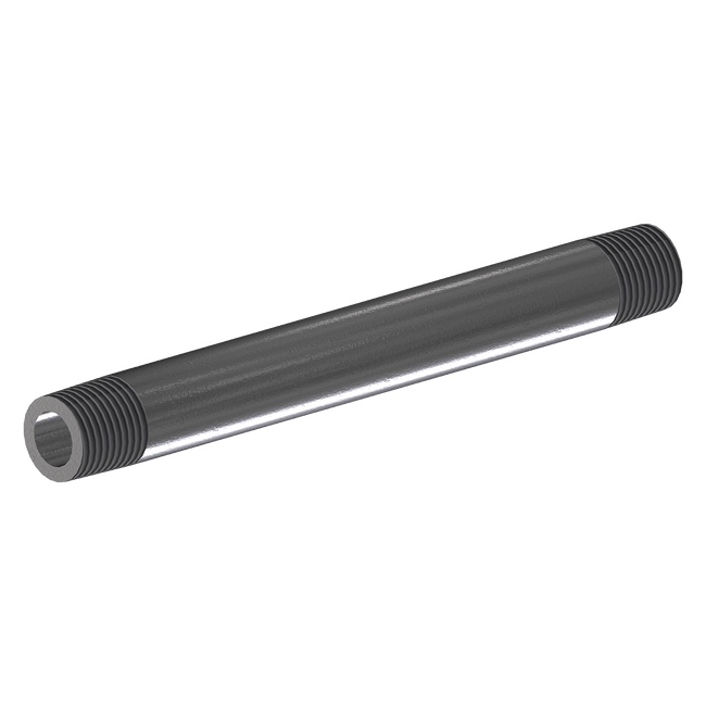 Nipple, 1/8 X 3-1/2, Black, 999207