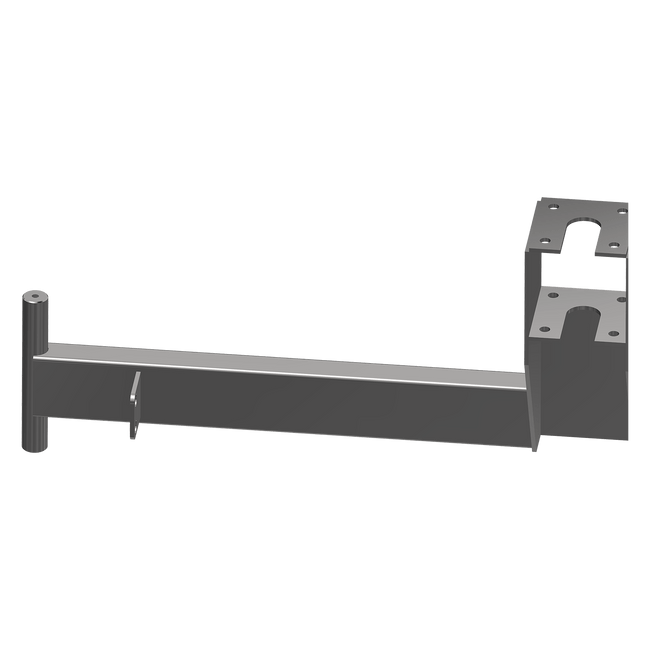 PassengerSide Washer, Straight Arm, Stainless Steel, 560001