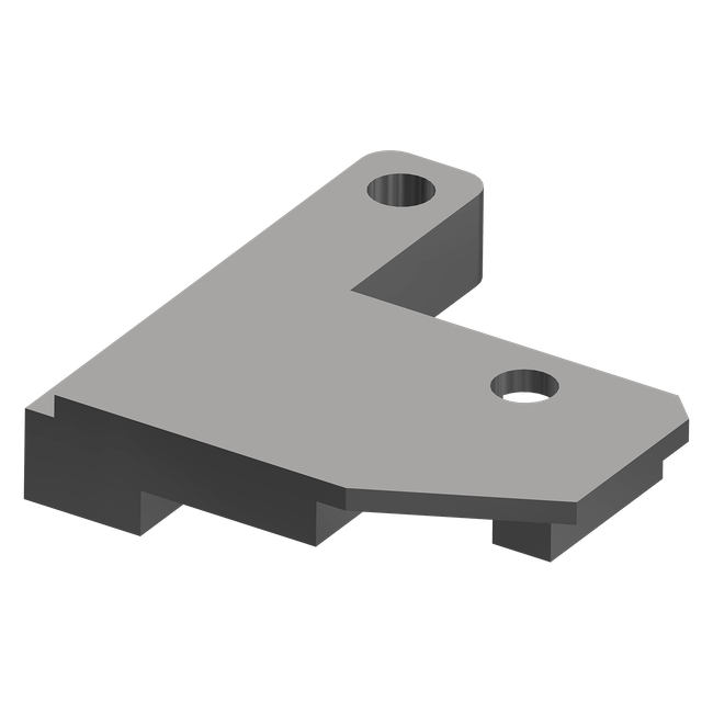 Wrap Around Bracket, PassengerSide Cylinder Extension, Bolt On, Stainless Steel, WA720F/FO, 993971