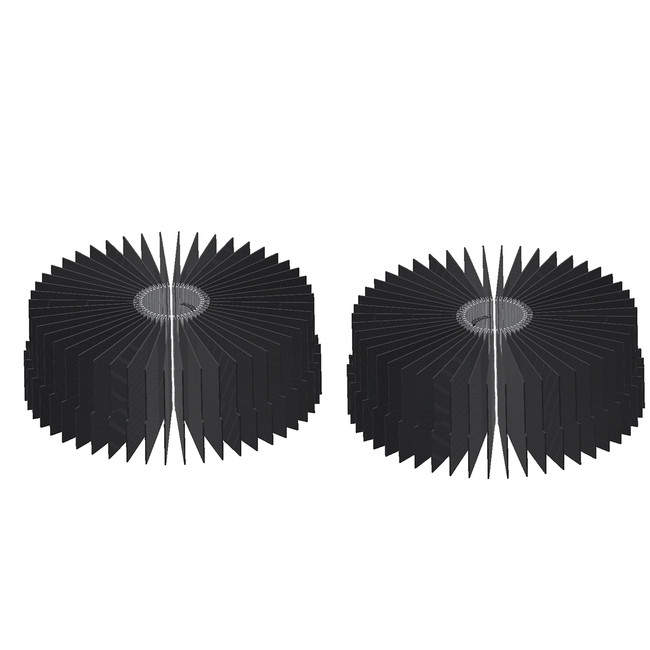 Foam Set, PE118, Black Soft Flex, 1/4, 118008L