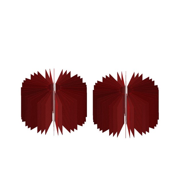 Cloth Set, PE128, Red Non-Fade, 128004R