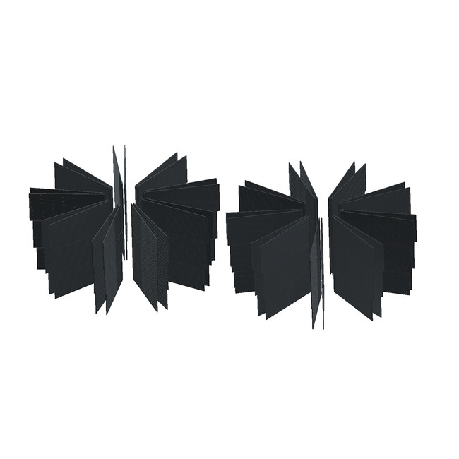 Foam Set, PE163, Black Soft Flex, 1/4, 163008L