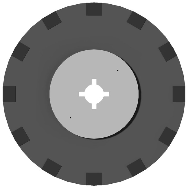 Perfect Polish Buff-N-Dry Hub, Assembly Disk