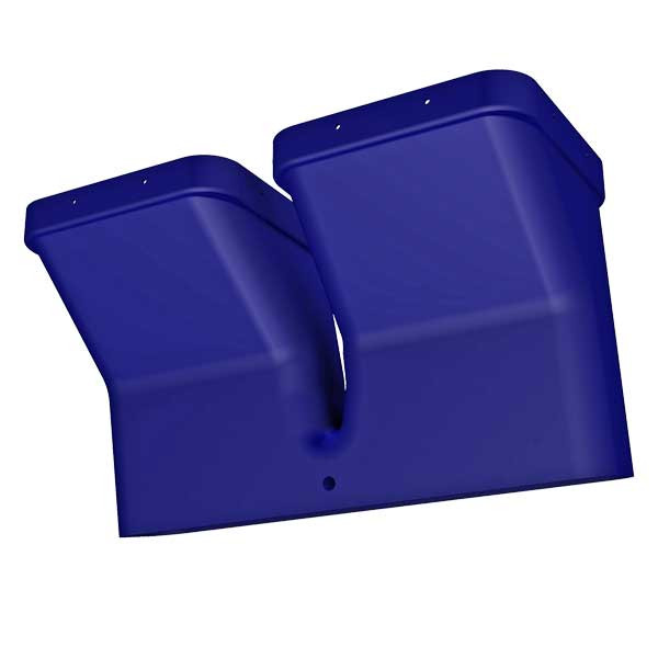Blower, Duck Bill Twin-Nozzle Fixed Blue