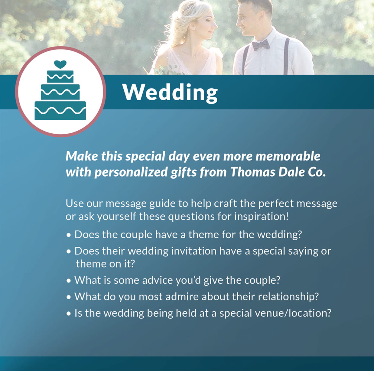 Thomas Dale Message Book - Weddings