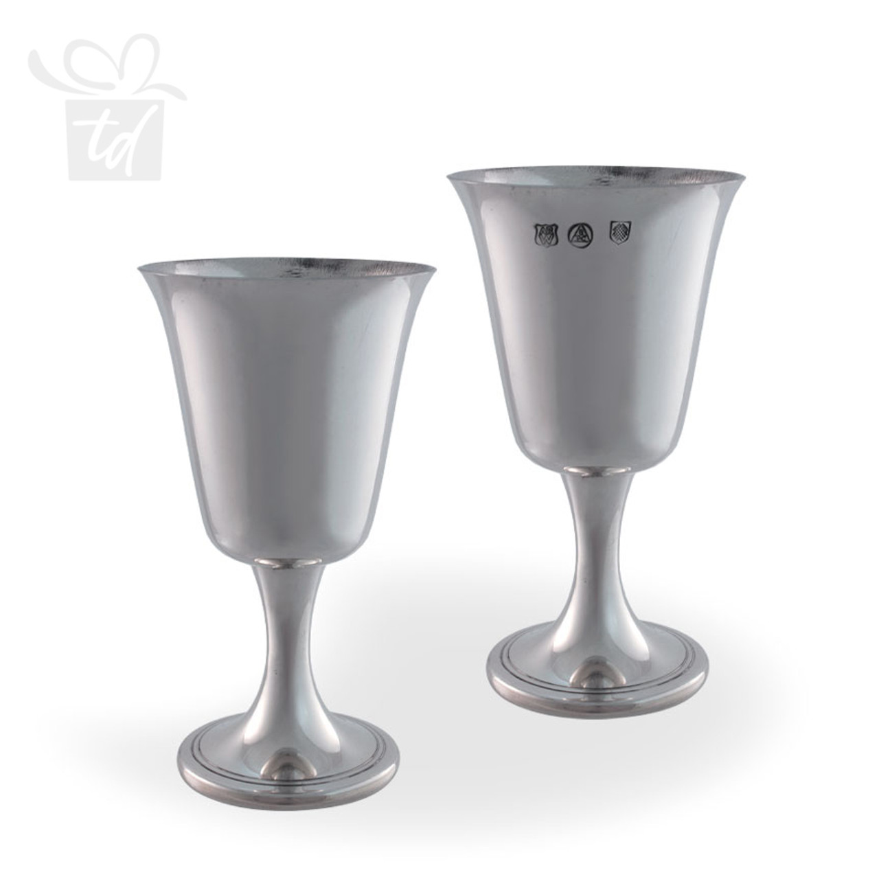 12 oz Champagne Flute Pewter