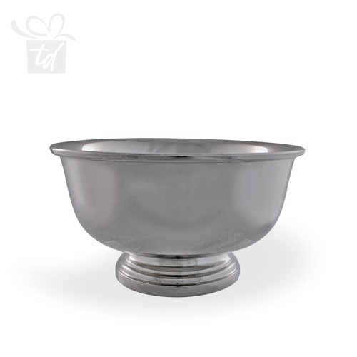 Pewter Paul Revere Bowl - 8 in.