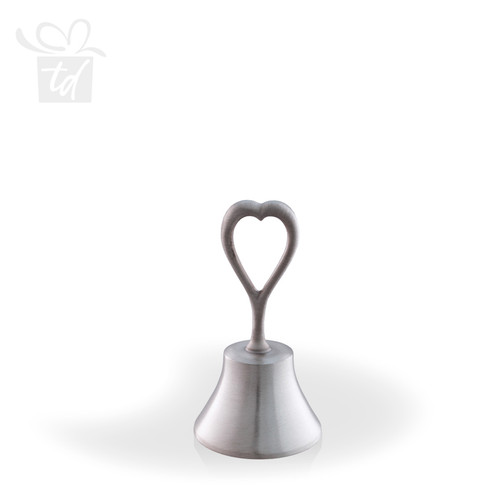 Pewter Bell - Heart 4.25 in.